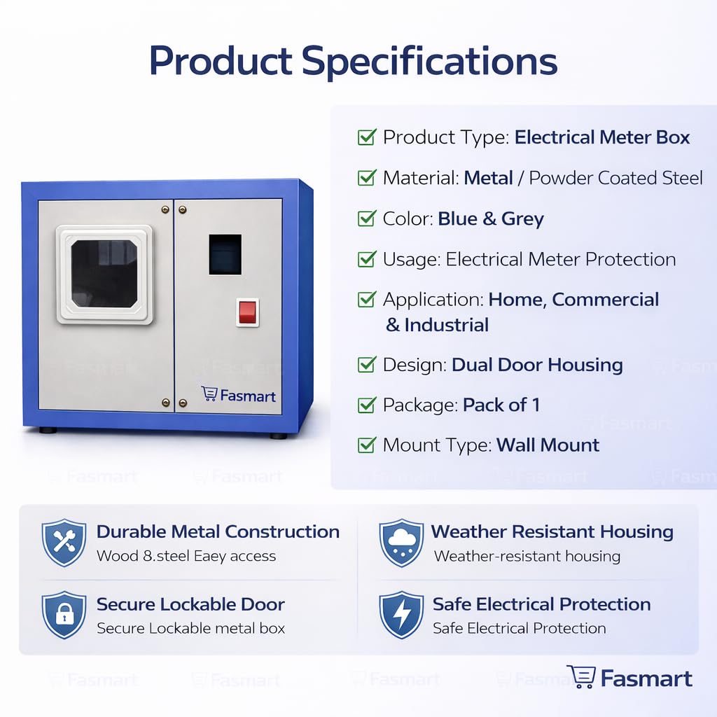 Meter Box, Electrical Housing, Pack of 1