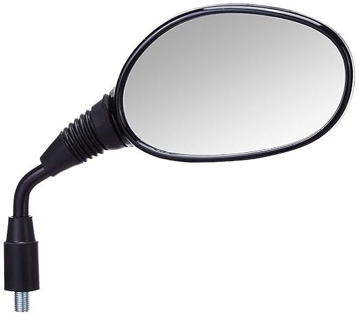 Shatterproof Glass Rear View Mirror for Hero Passion Pro, Splendor Pro, Right Hand
