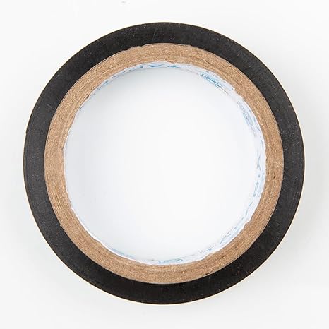 PVC Insulation Tape IT17B - Premium Electrical Tape - Black, 17mm x 6m, Weather Proof, Moisture & Fire Resistant, Excellent Elasticity, Durable, Good Grip and Strong Adhesion (Pack of 10)