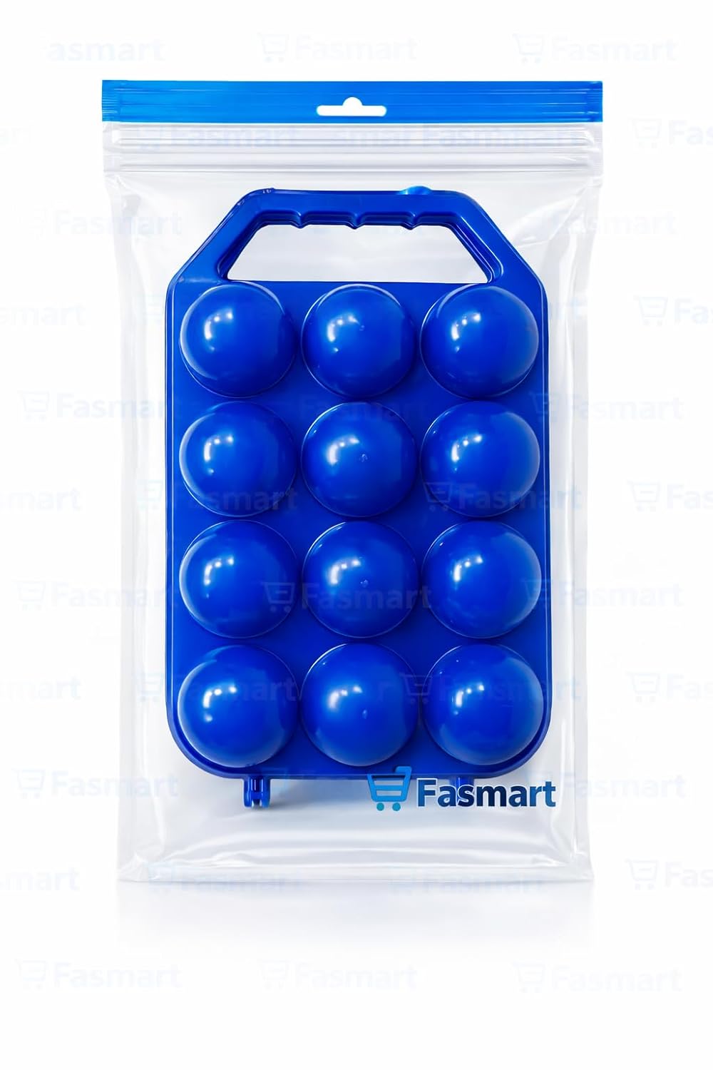 Plastic Eggs Tray Carry Holder For Home and Kitchen use Egg Box 12 Pieces Egg Carrying Tray Plastic (multicolor, Pack of 1)