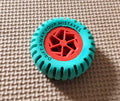 Racer Tyre Shape Eraser, 2 inch, Random Colour, Pack of 1