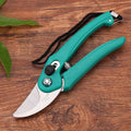 Hand Pruner Cutter - 1 Pc, Heavy Duty Gardening Tools Grass Cutter, Plant Cutter for Home Garden, Wood Branch Trimmer, Garden Tools Grass Cutting Accessories (Steel Blades, Green) pack of 1