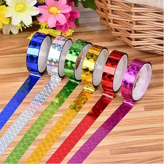 Glitter Multicolor Tape, Pack of 2