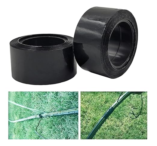 DRIP LINE/Tube Leakage Repair/Repairing Tape 24 MM X 25 MTR Black Colour | Drip irrigation system tape | Pack of 1