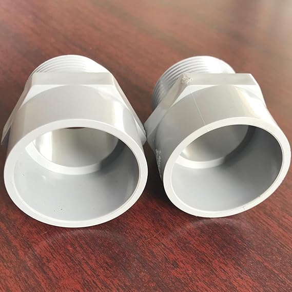 Adapter for Water Line Pipes, 2 inch, 6 kgf/cm² Pressure Rated, Leak-Proof Plumbing Fitting, Pack of 1