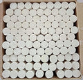 White Limestone Slate Pencils Chalk Piece, Full Size, Pack of 50