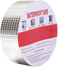 Waterproof Aluminium Foil Butyl Rubber Tape for Pipe and Roof Leakage, 3m, Pack of 1
